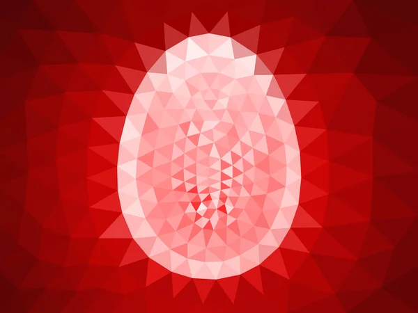 Holiday Easter egg crystal background. — Stock Vector