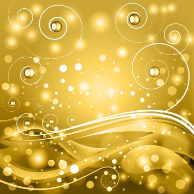 Altın fantezi arka plan