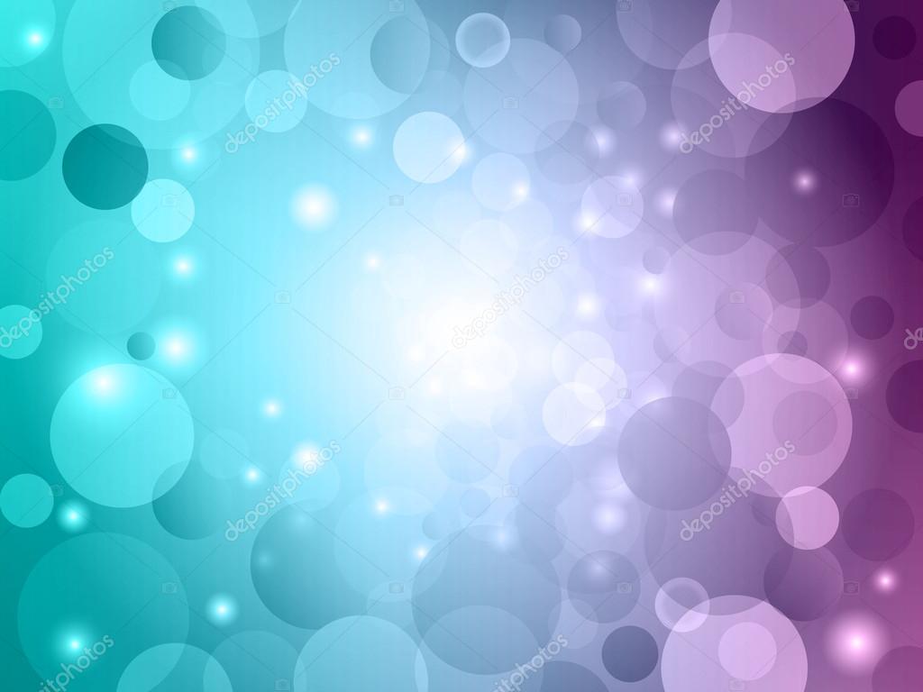 Abstract defocused bokeh background in blue and violet soft colors