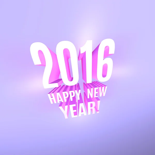 Feliz ano novo 2016. — Fotografia de Stock