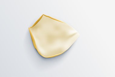 Güzel beyaz gül yaprağı. Arka yüzü.