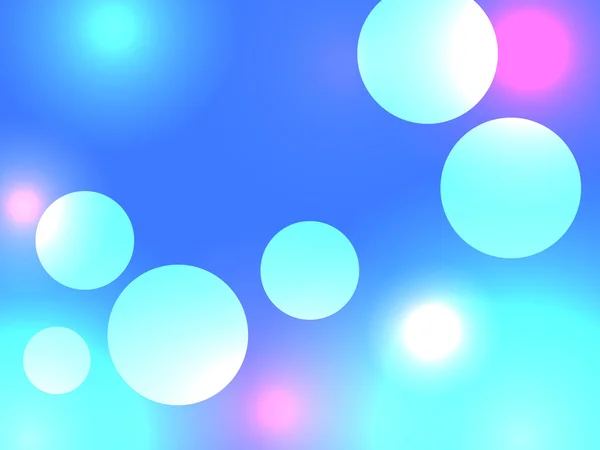 Abstrato fundo azul bokeh. — Vetor de Stock