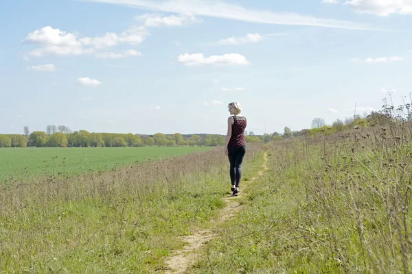 Kobieta na pasie — Zdjęcie stockowe