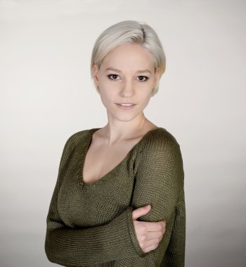 şehvetli genç kadın