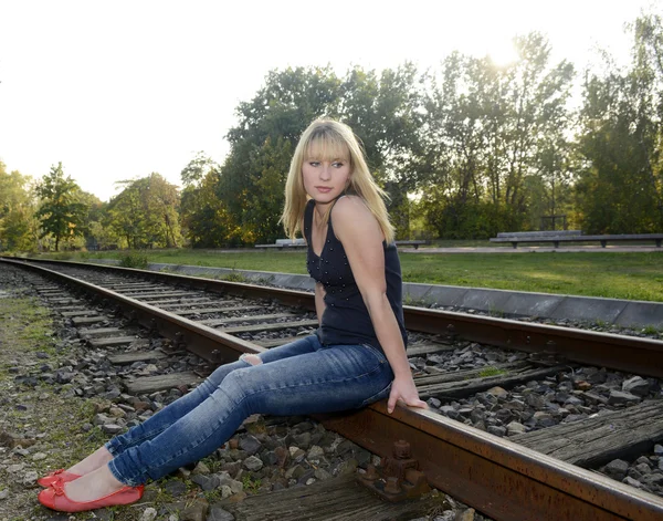 Depressieve vrouw — Stockfoto