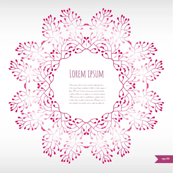 Omantic 花卉背景与地方为您的文本。观赏 ro — 图库矢量图片