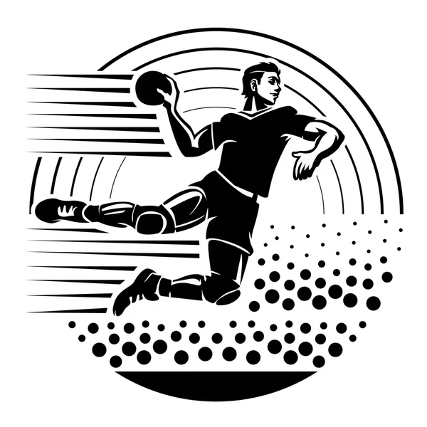 Handball. — Stockvektor