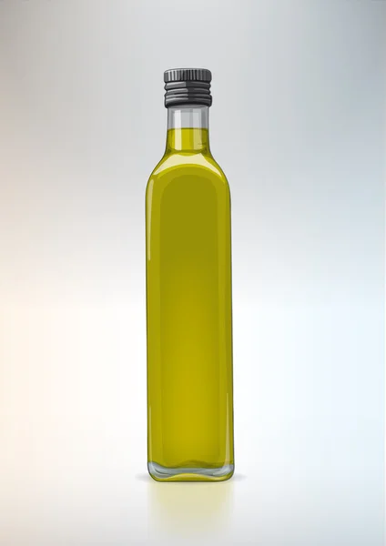 Láhev na nový design. Olivový olej — Stockový vektor