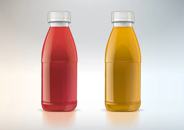 Set de bouteille en plastique pour un nouveau design — Image vectorielle