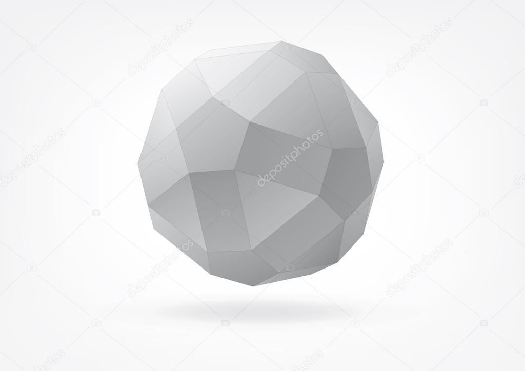 Small rhombicosidodecahedron for graphic design