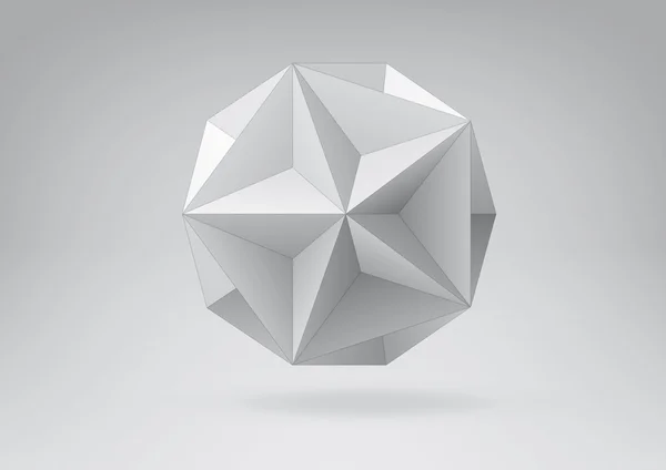 Grafik tasarım için büyük dodecahedron. — Stok Vektör