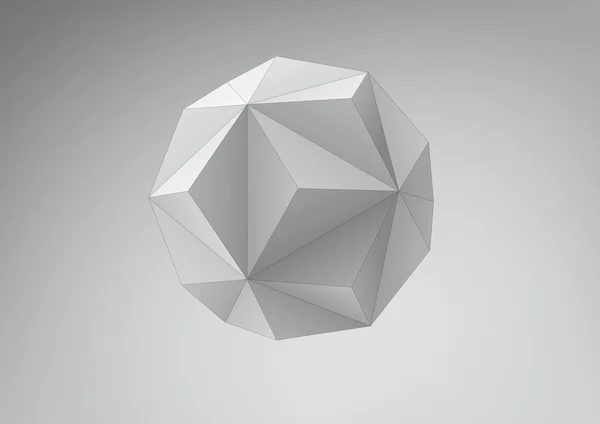 Piccolo icosaedro triambic — Vettoriale Stock