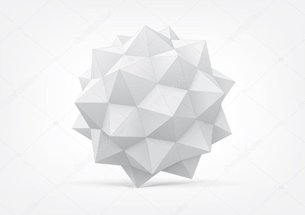 Polyhedron for graphic design.