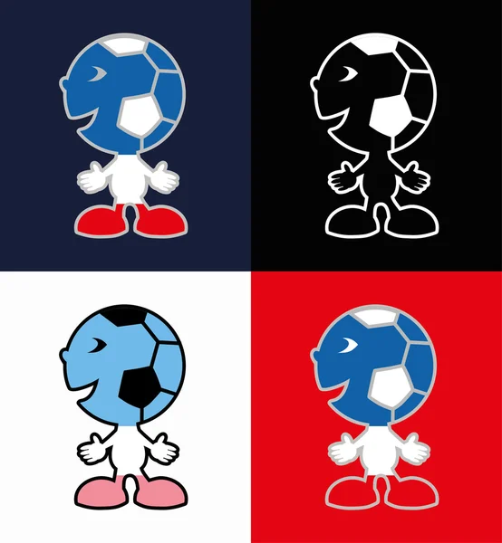 Iconos de los partidos de fútbol — Vector de stock