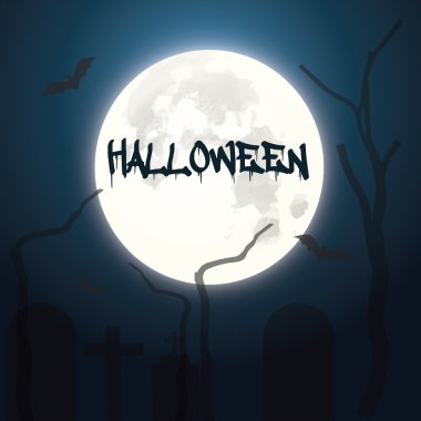 bir kabak kafası ile Cadılar Bayramı vektör illüstrasyon