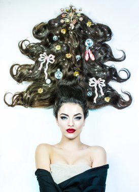 chrismas ağacı saç yapılmış