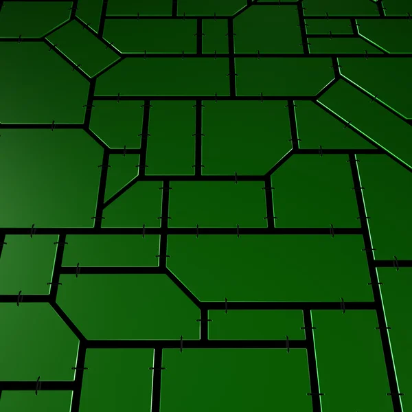 Yeşil techno arka plan — Stockfoto
