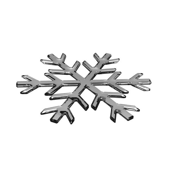 Серый стеклянный снежок — стоковое фото