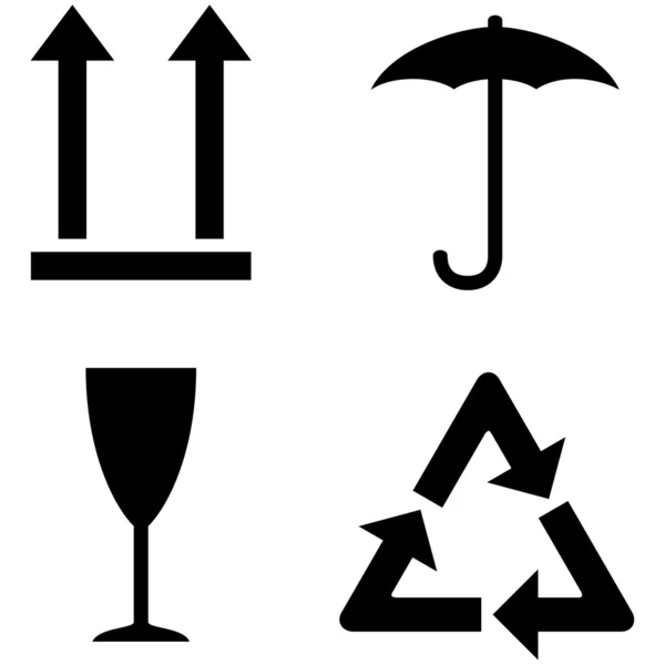 Символы пакетов — стоковый вектор