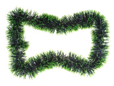 Beyaz arka planda noel süslemeleri