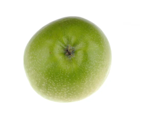 Pomme verte sur fond blanc — Photo