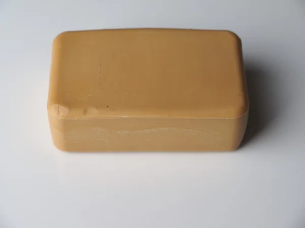 灰色背景的肥皂 — 图库照片