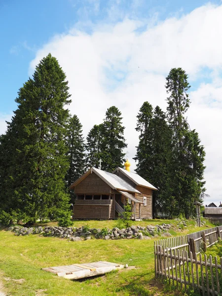 Orthodox church in the village — Stock Photo, Image