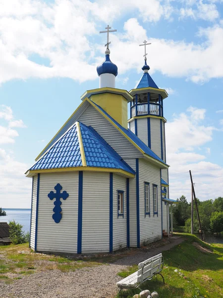 Orthodox church in the village — Stock Photo, Image