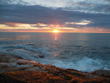 Sunset bulvarında Barents Denizi