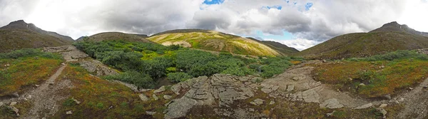 北部山区-Hibiny。全景 — 图库照片