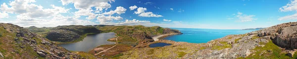 Tundra no norte da Rússia. Panorama — Fotografia de Stock