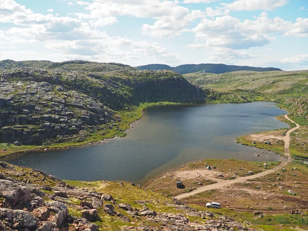 Northern mountains - Hibiny. Panorama — Stock Photo, Image