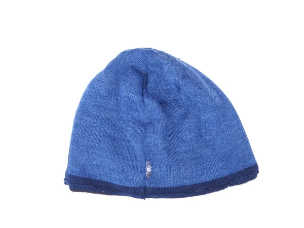 흰색 배경에 파란색 스포츠 모자 — 스톡 사진