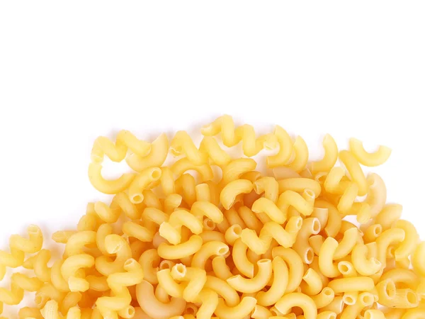 Pasta Een Witte Achtergrond — Stockfoto