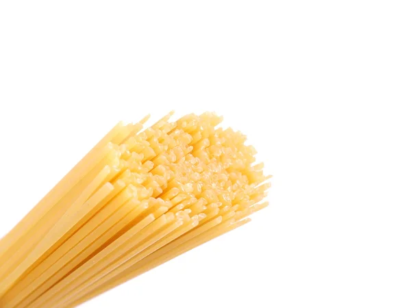 Spaghetti på en vit bakgrund — Stockfoto