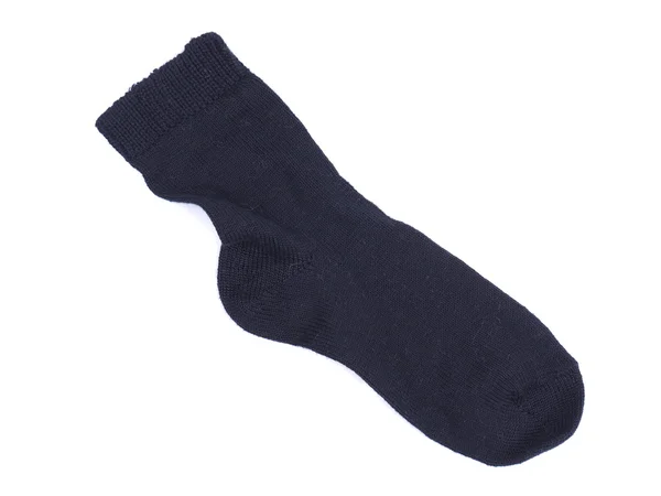 Черные носки на белом фоне — стоковое фото