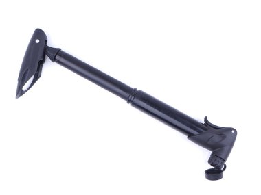 beyaz zemin üzerinde bisiklet pompası