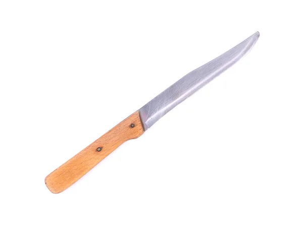 白い背景の古いナイフ — ストック写真