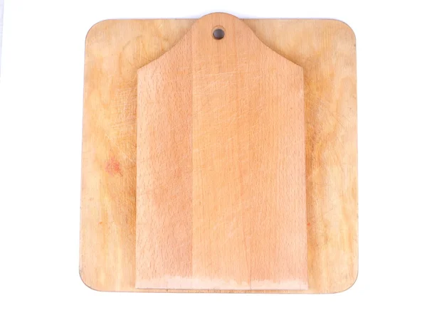 Cutting board on a white background — Stock Photo, Image