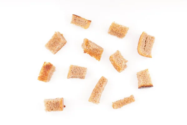 Crackers Een Witte Achtergrond — Stockfoto