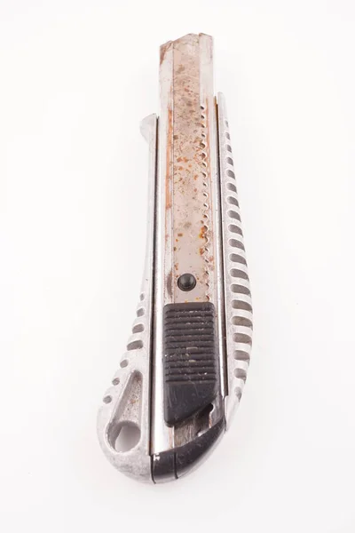 Construction Knife White Background — Stock Photo, Image