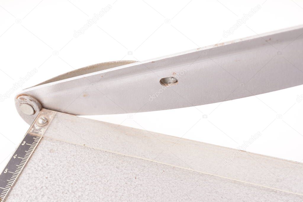 paper cutter on white background