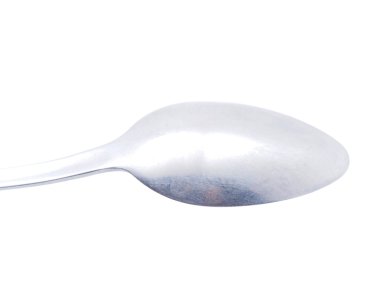 kaşık beyaz arkaplanda izole 