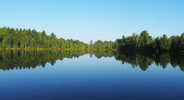 森の湖。カレリア — ストック写真
