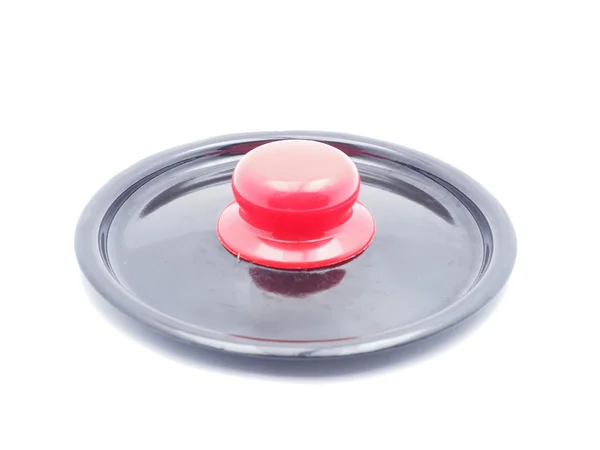 Lid from the pan on a white background — Stock Photo, Image