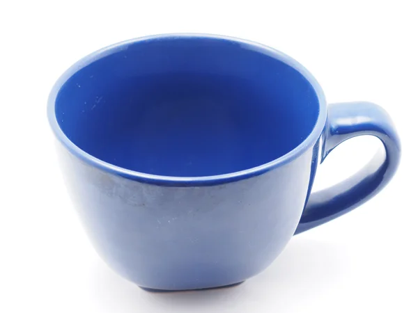 Tasse auf weißem Hintergrund — Stockfoto