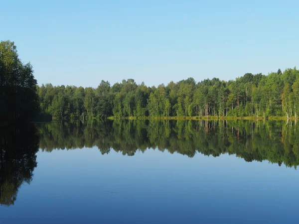 Skogstjärn. Karelen — Stockfoto