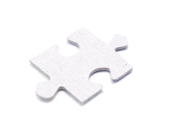 Puzzle su sfondo bianco — Foto Stock