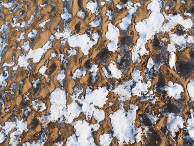 kar ve kum. arka plan