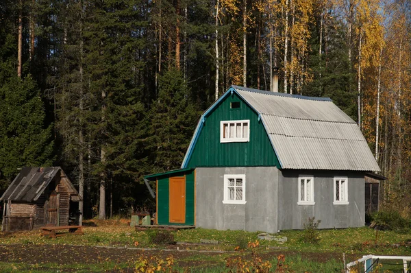 House in the village in summer — Stock Photo, Image